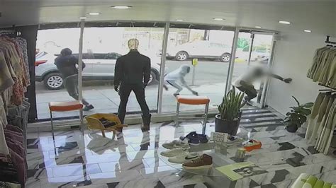 Suspects Open Fire Outside Melrose Clothing Store In Brazen Robbery