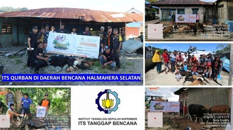 Penyaluran Qurban Dari Its Tanggap Bencana Satgas Kemanusiaan