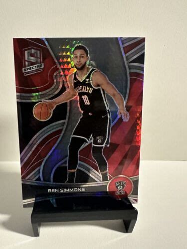 2021 22 Panini Spectra Asia Red Prizm Ben Simmons 98 EBay