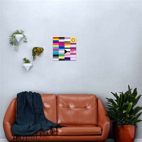 Lgbt Pride Flags Collage Metal Print For Sale By Scottykat Redbubble