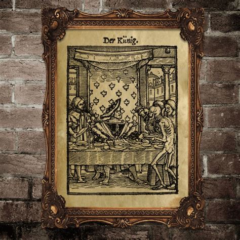 Macabre Art Print Etsy