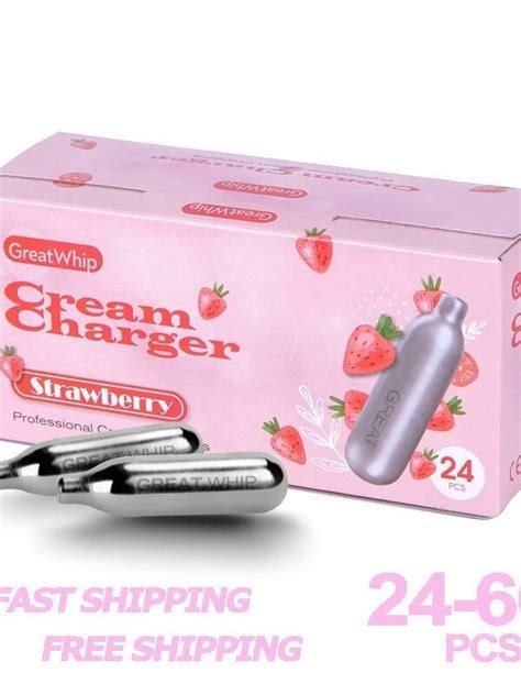 Our New Professional Series Strawberry Flavor N2o Cartridges Are The Best Cream Chargers In The