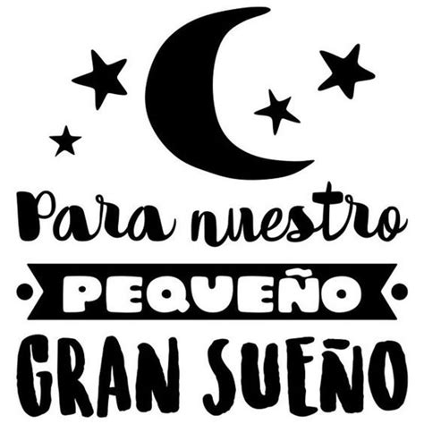 Vinilo Nuestro Peque O Gran Sue O Pegatina Sticker Etsy Frases Para