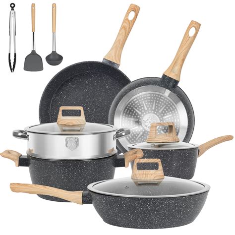 Soday Pots And Pans Set Nonstick Kitchen Cookware Sets Pcs