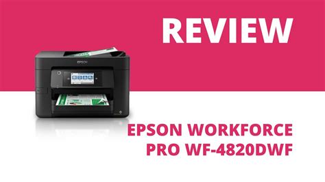 Epson WorkForce Pro WF 4820DWF A4 Colour Multifunction Inkjet Printer