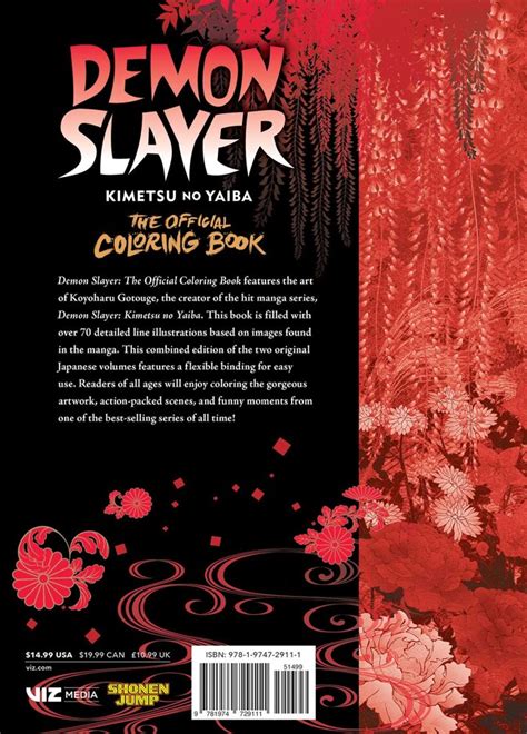 Demon Slayer Kimetsu No Yaiba The Official Coloring Book Book By Koyoharu Gotouge Official