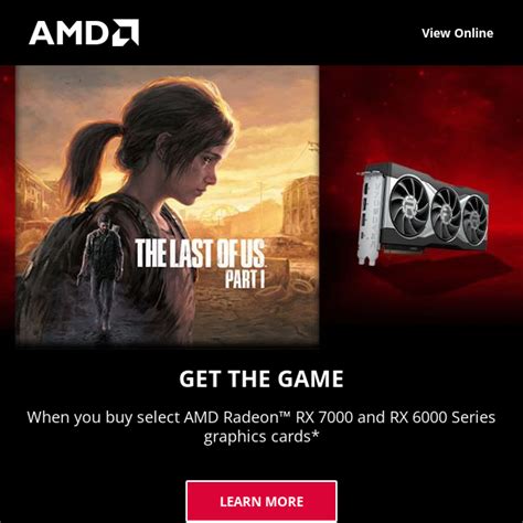 Get The Last Of Us Part I With Select Amd Radeon Graphics Cards Amd