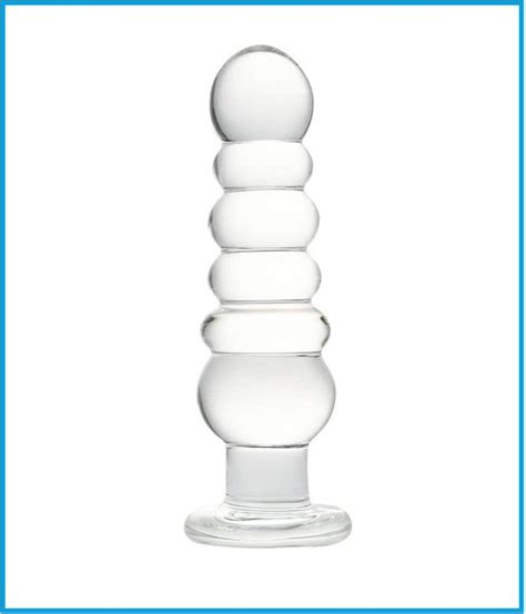Buttplug van kristalglas cm anaalplug anale dildo dia Ø cm Ø cm Ø bol