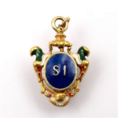 Proantic Castellani Pendentif Reliquaire Xix Me