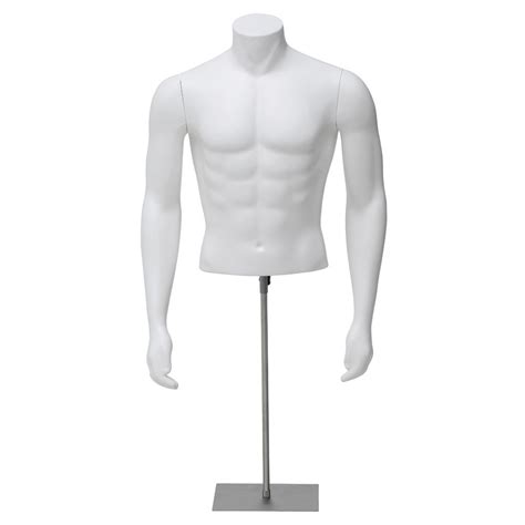 Unbreakable Mannequin Torso W Arms To The Side Male