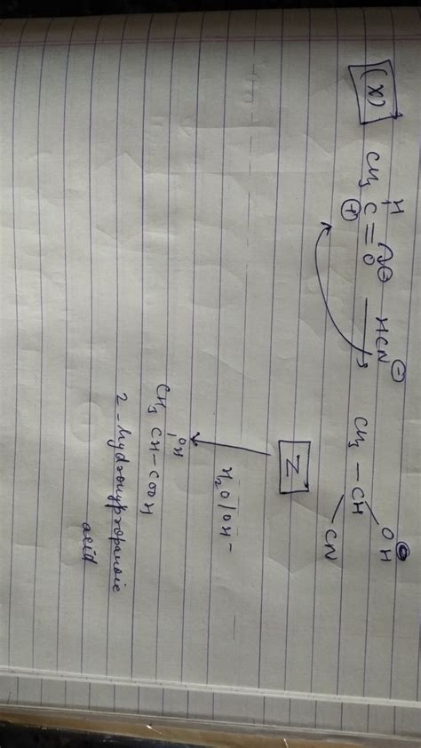 An Organic Compound X With A Molecular Formula C2H6O Undergoes