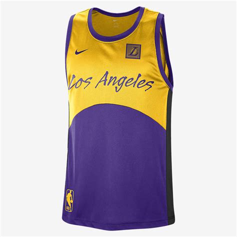 Los Angeles Lakers Men S Nike Dri Fit Nba Practice T Shirt Nike