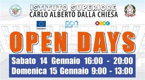 Adesione Open Day A S 2023 2024 Istituto Superiore Carlo Alberto