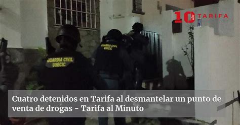 Cuatro Detenidos En Tarifa Al Desmantelar Un Punto De Venta De Drogas