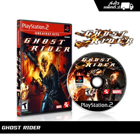 แผ่นเกม Ps2 Ghost Rider English สกรีนแผ่น พร้อมปกใส่กล่อง Th