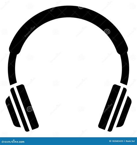 Ear Speakers Earbuds Line Style Vector Icon Which Can Easily Modify Or