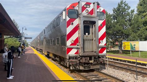 Metra Train Station Schaumburg Roselle Illinois Milwaukee District