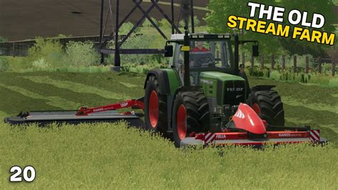 Gras Maaien Schudden Harken The Old Stream Farm 20 FS22 YouTube