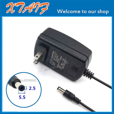 อะแดปเตอร์แปลงไฟ 12v2a Ac 100v 240v Dc 12v 2a 2000ma ปลั๊ก Us ขนาด 5 5 มม X 2 1 2 5 มม สําหรับ