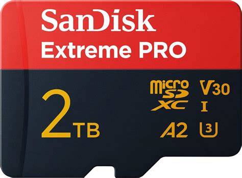 Sandisk Extreme Pro Micro Sd Card Sd Adapter 2tb For Smartphones