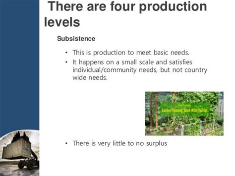 Production Levels