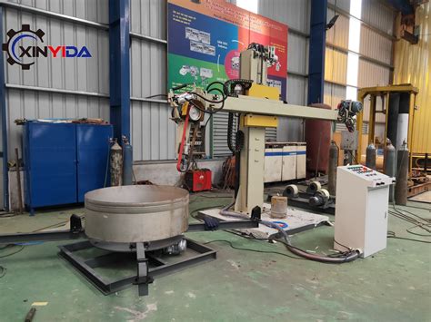 Stainless Steel Tank And Dish Head Polishing Machine Xinyida