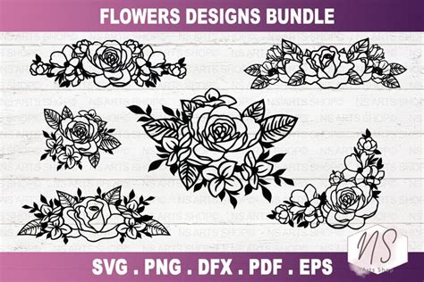 Flowers Svg Bundle