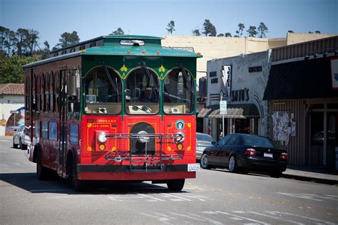 Ride The Cambria Trolley Cambria Cambria California California