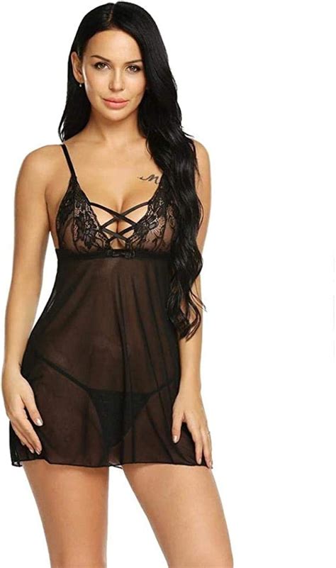 Lingerie Intimo da Donna Babydoll Camicie da Notte E Négligé Camicia