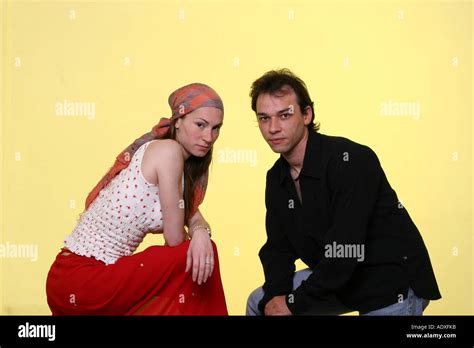 Couple of actors Stock Photo - Alamy