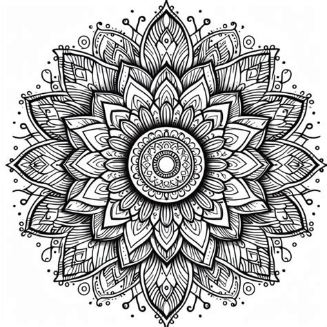 Mandala Coloring Pages To Print And Paint