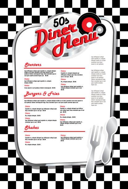 1950s Diner Menu Board