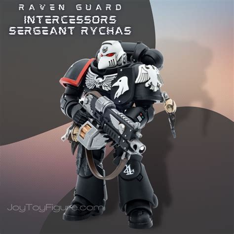 JoyToy WH40K Raven Guard Intercessors Sergeant Rychas Joytoy Figure