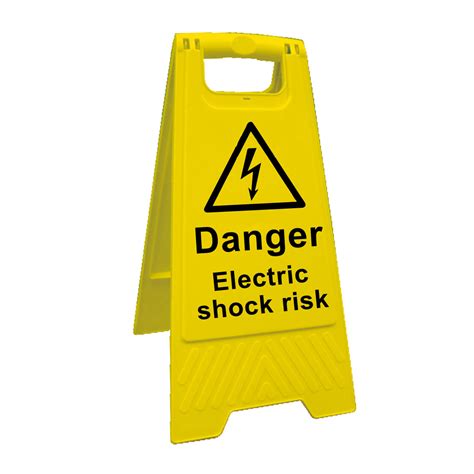 Danger Electric Shock Risk Sign Cestrian Signs