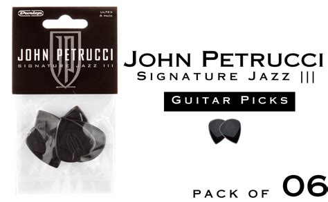 Dunlop John Signature Petrucci Jazz III Guitar Picks 6 Pack Amazon