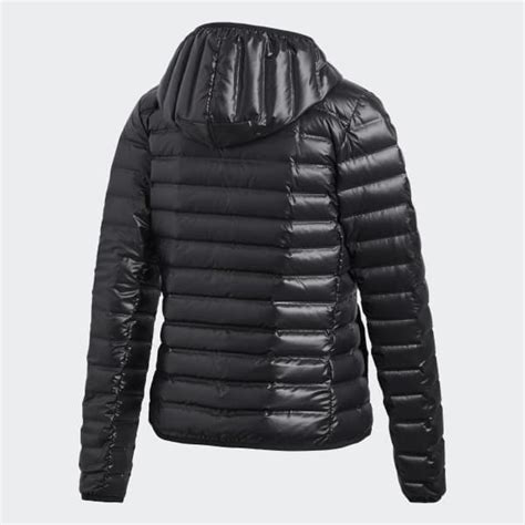 Adidas Women S Varilite Down Jacket In Black Adidas UK