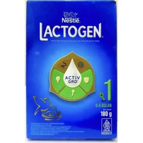 Jual Nestle Lactogen 1 Box 180g Usia 0 6 Bln Shopee Indonesia