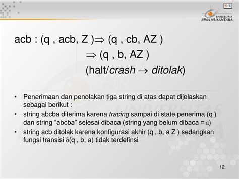 Ppt Pertemuan Push Down Automata Pda Powerpoint Presentation