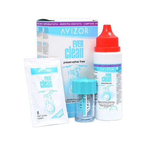 Avizor Ever Clean Preservative Free Contact Lens Solution Ml Travel