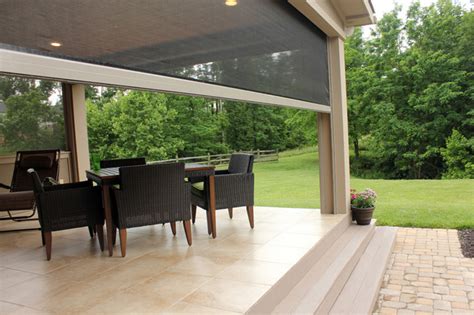 Retractable Patio/Lanai Screens - Traditional - Gazebos - columbus - by ...