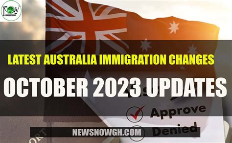 Latest Australian Immigration Changes October 2023 Updates