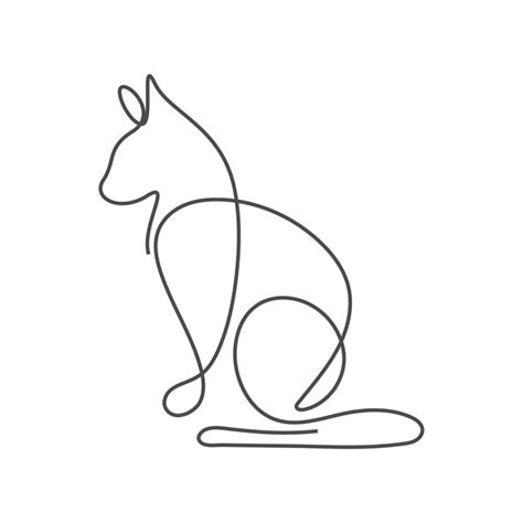 cat  art design illustration premium vector