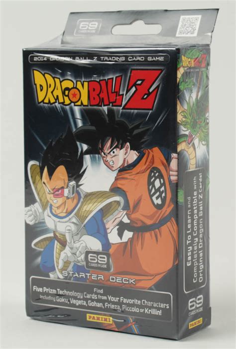 2014 Panini Dragon Ball Z Trading Card Game 69 Card Starter Deck