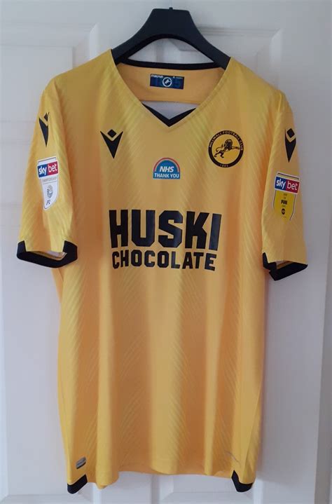 Millwall Visitante Camiseta de Fútbol 2019 2020 Sponsored by Huski