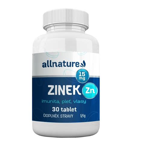 RP Allnature Zinek 15 Mg 30 Tablet