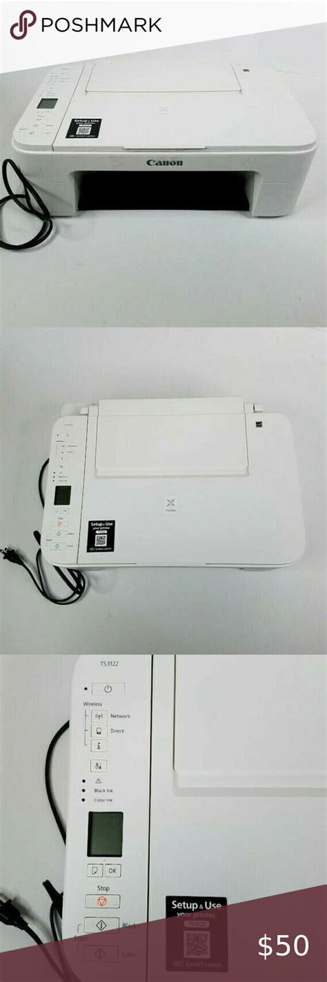 Canon TS3122 Multifunction Color Wireless Inkjet Printer Scanner Copier ...