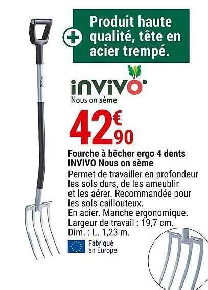 Promo Fourche B Cher Ergo Dents Invivo Nous On S Me Chez Gamm Vert