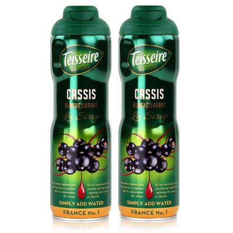 Teisseire Getr Nke Sirup Cassis Schwarze Johannisbeer Ml Sirup Der