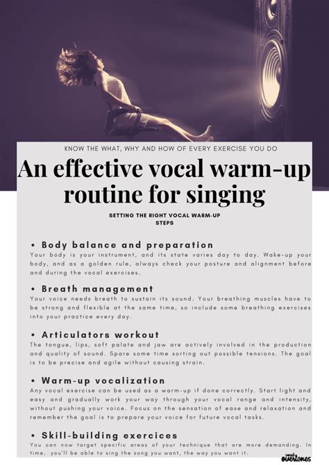 An effective vocal warm-up routine for singing - Vocal Overtones