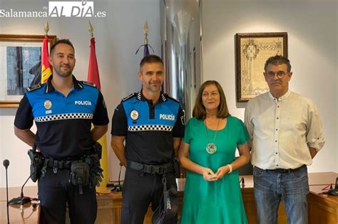 La Policía Local De Peñaranda Incorpora Cuatro Nuevos Agentes Durante